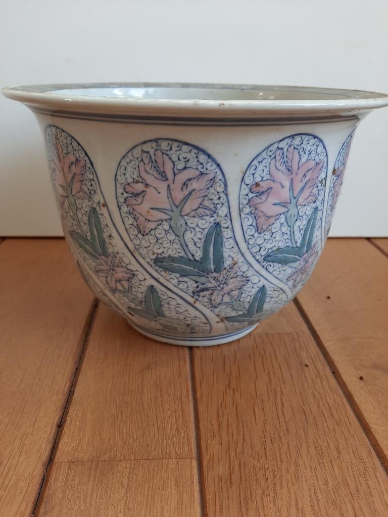 Vintage - Chinese cache bloempot, Antiek en Kunst, Antiek | Keramiek en Aardewerk, Ophalen