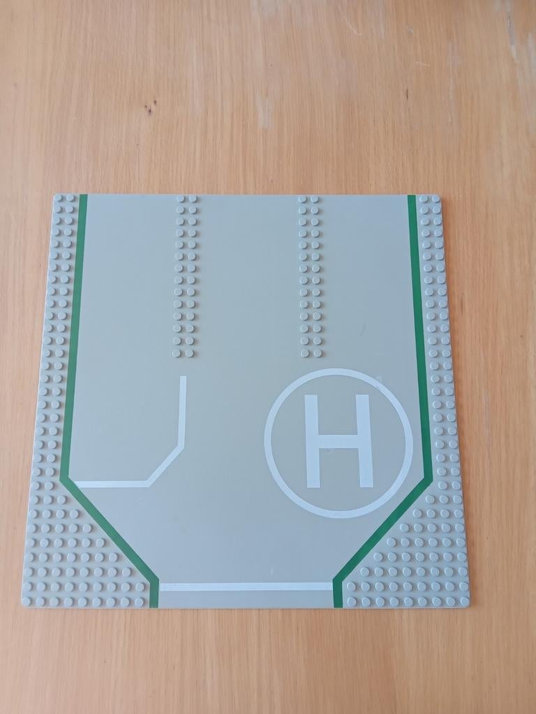 LEGO grondplaat 32x32 weg oprijlanen cirkel H patroon, Ophalen of Verzenden, Gebruikt, Lego
