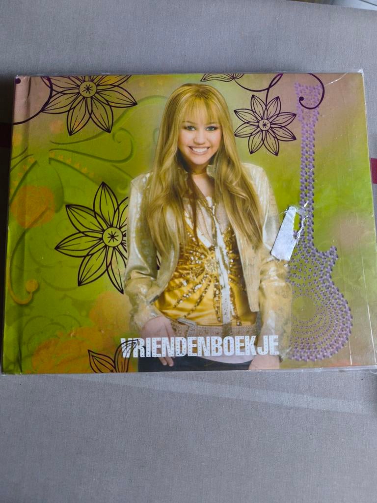 Vriendenboekje Hannah Montana nieuw, Ophalen of Verzenden, Nieuw