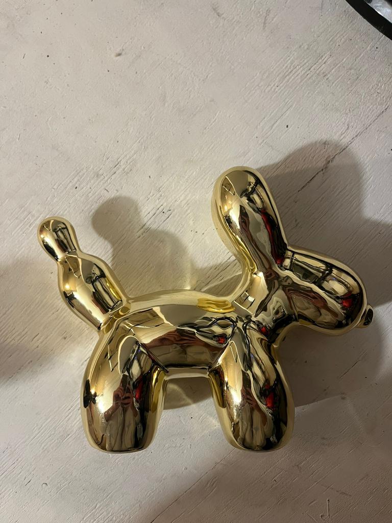 Goud/zwart kleurige Balloon Dog, Ophalen of Verzenden, Zo goed als nieuw
