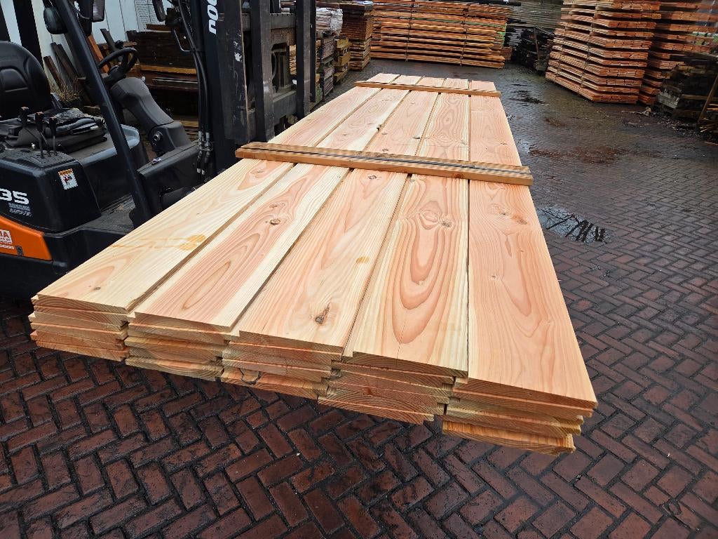 21.6 m2 Douglas Zweeds rabat - nr: TP154, Ophalen, Nieuw, 250 cm of meer, Planken