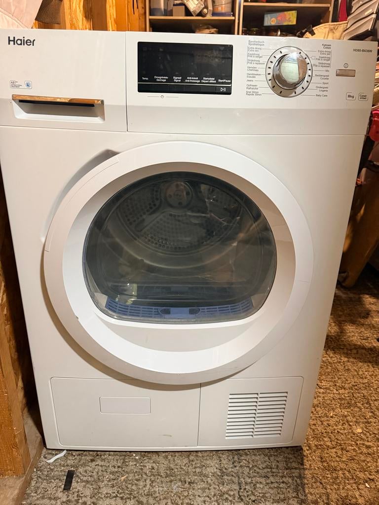 Haier Wasdroger 8kg, Ophalen, Gebruikt