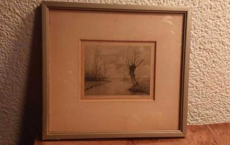 Dirk Harting schilderij, Antiek en Kunst, Ophalen