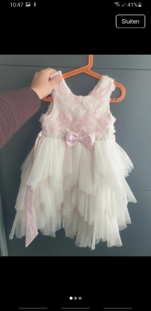 Communie jurk maat 110/116, Ophalen of Verzenden, Zo goed als nieuw, Meisje, Jurk of Rok