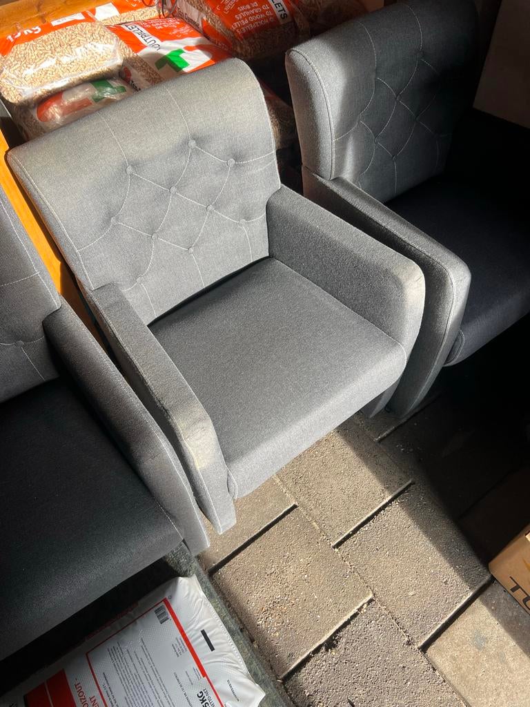 Eethoek met 4 verrijdbare stoelen, Huis en Inrichting, Tafels | Eettafels, Ophalen, Gebruikt, 50 tot 100 cm, 150 tot 200 cm