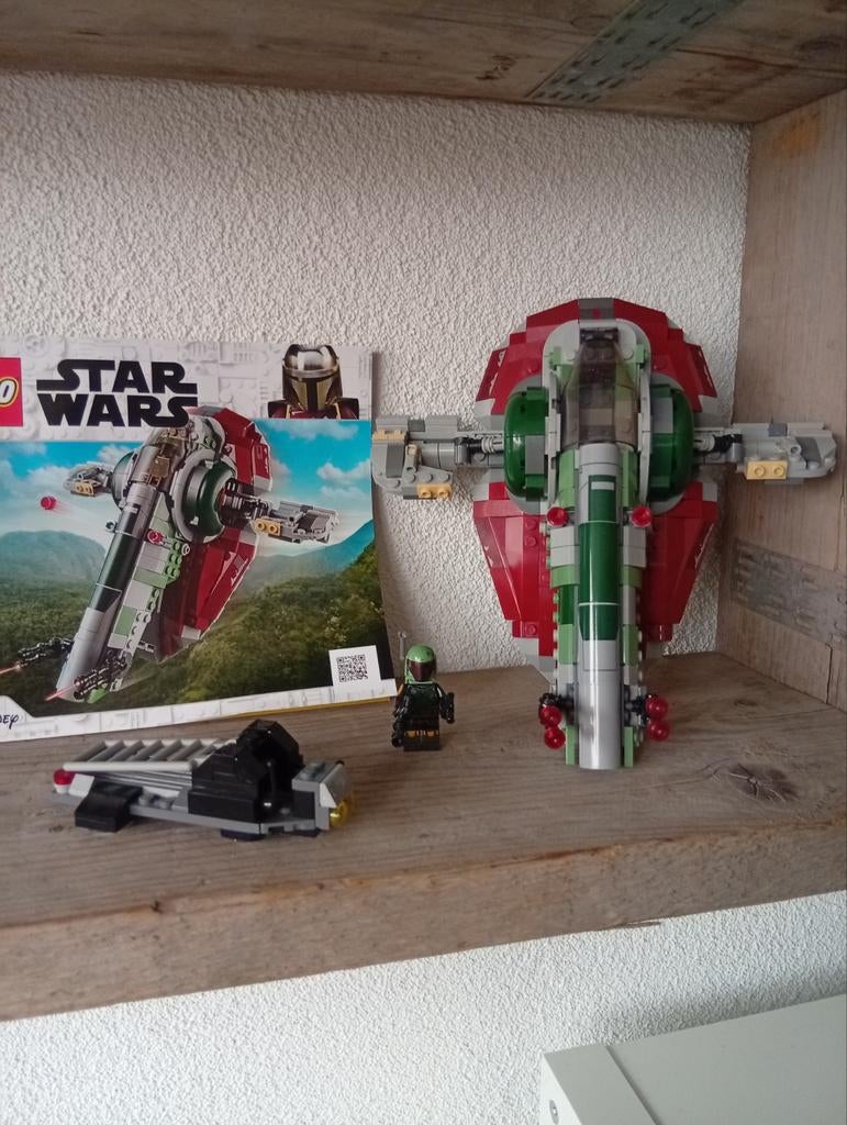 Lego Star Wars Boba Fett's Starship 75312, Ophalen of Verzenden, Zo goed als nieuw, Complete set, Lego