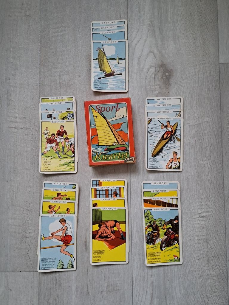 Kwartet spel Sprookjes of Sport prijs per stuk, Verzamelen, Ophalen of Verzenden, Kwartet(ten)