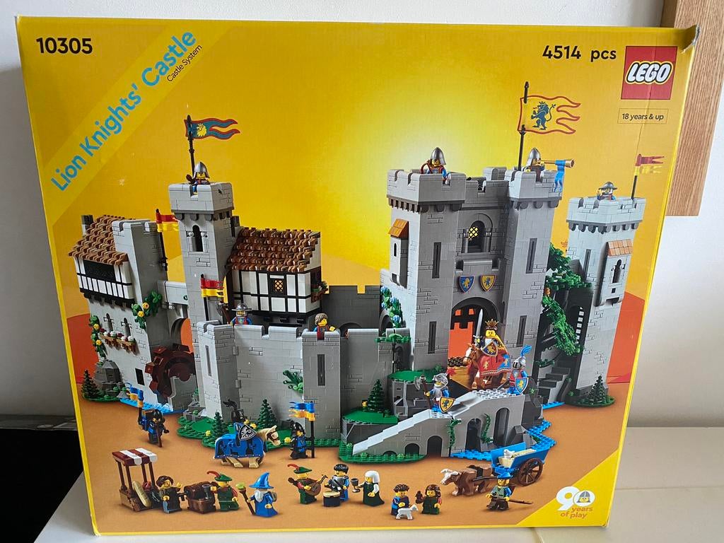 Lego doos 10305 Lion Knights’ Castle, Ophalen, Zo goed als nieuw, Lego