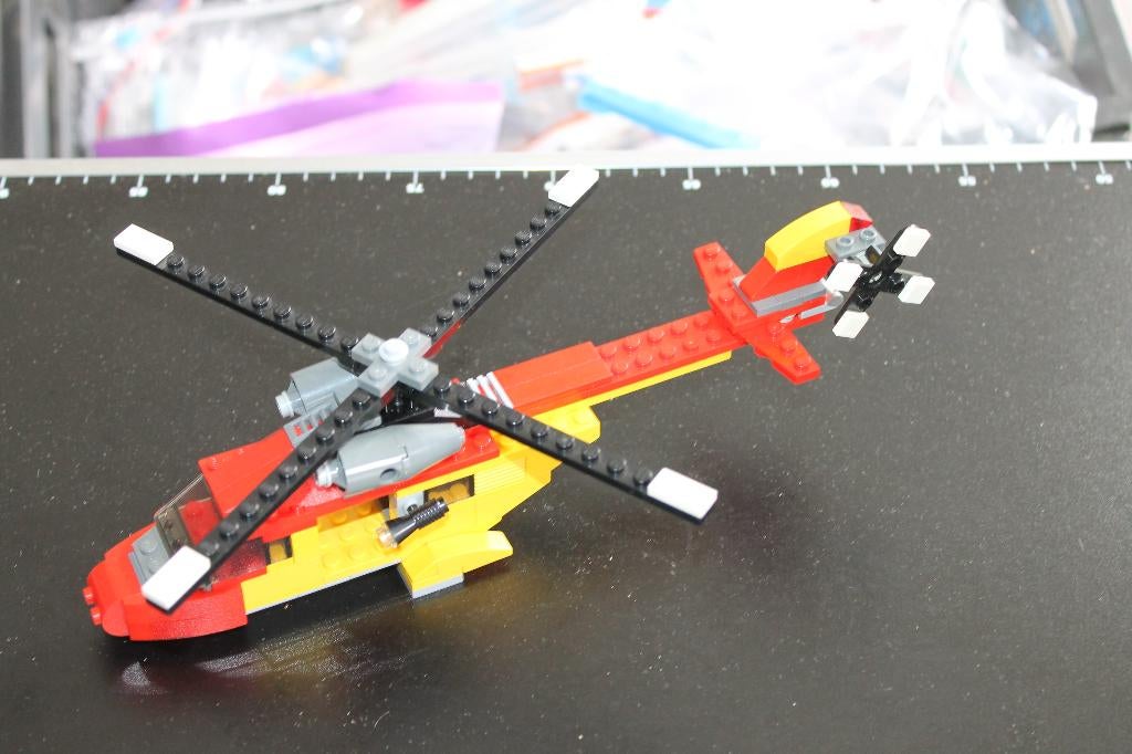 lego creator helicopter. 3 sets in 1. 5866, Ophalen of Verzenden, Zo goed als nieuw, Complete set, Lego