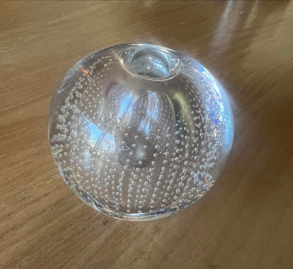 spijkerbol vaasjes 7cm hoog, Antiek en Kunst, Antiek | Glas en Kristal, Ophalen of Verzenden