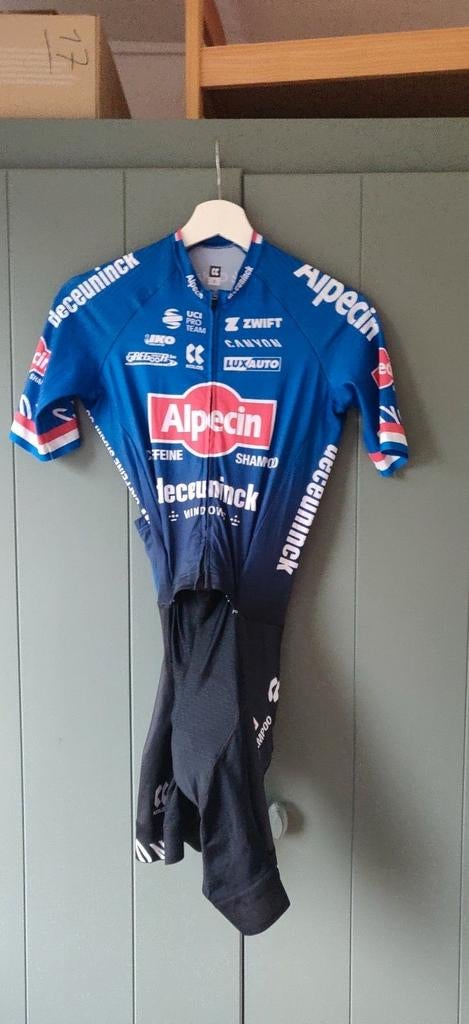 Snelpak Mathieu van der Poel Alpecin Deceuninck Canyon Zwift, Fietsen en Brommers, Fietsaccessoires | Fietskleding, Ophalen, M