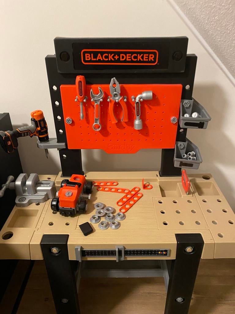 Smoby Werkbank - Niet Compleet, Wel Veel Speelplezier!, Ophalen, Gebruikt, Kunststof, Speelkeuken-accessoire