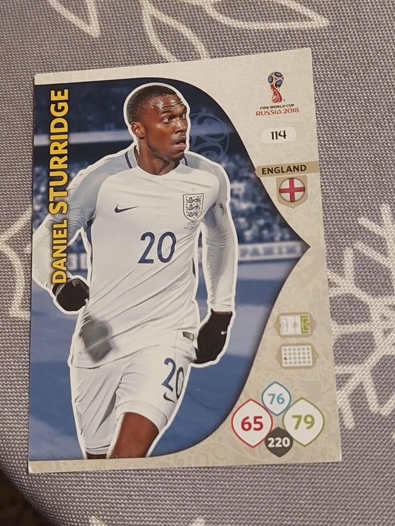 Voetbalkaart:Panini/Daniel Sturridge/Engeland/WK 2018, Verzenden, Zo goed als nieuw, Buitenlandse clubs, Spelerskaart
