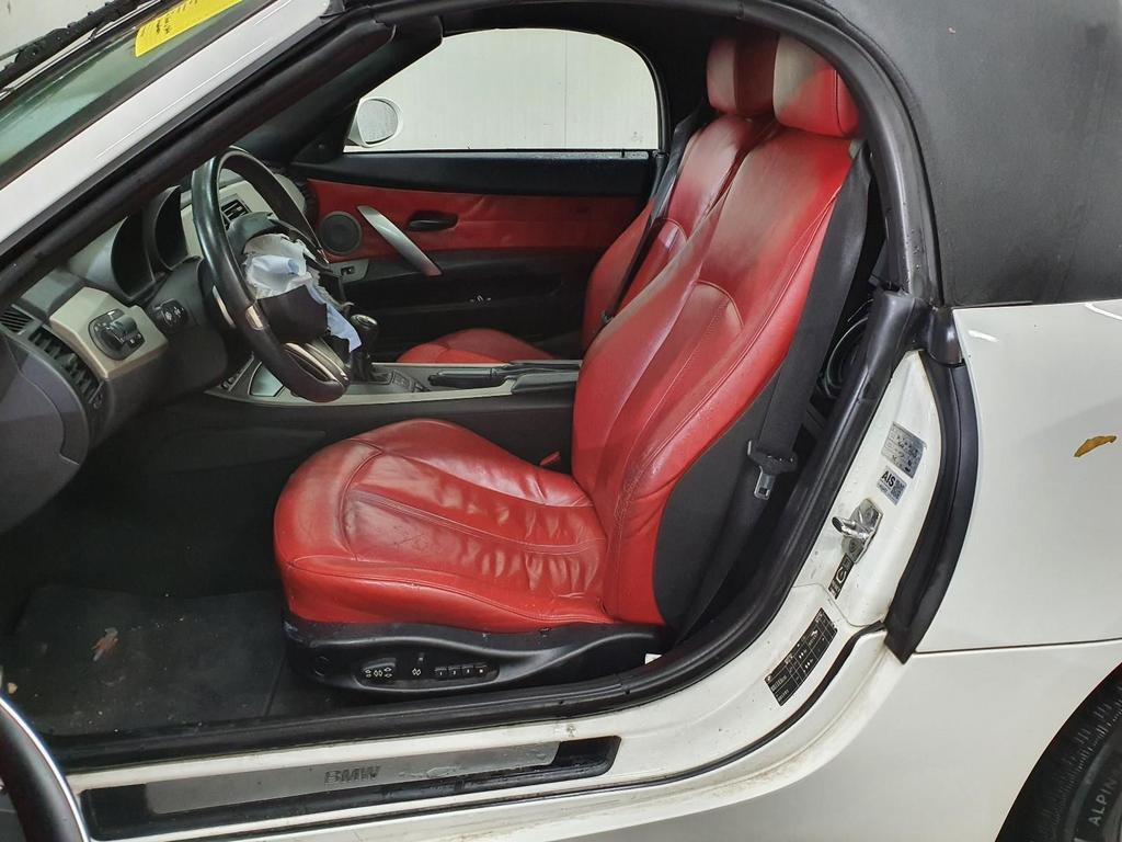 BMW Z4 E85   rood leder interieur met stoelverwarming, Gebruikt, -, -, Ophalen of Verzenden
