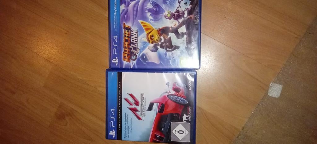 PS4 Games: Ratchet & Clank, Assetto Corsa, Spelcomputers en Games, 1 speler, Zo goed als nieuw, Vanaf 7 jaar, Ophalen