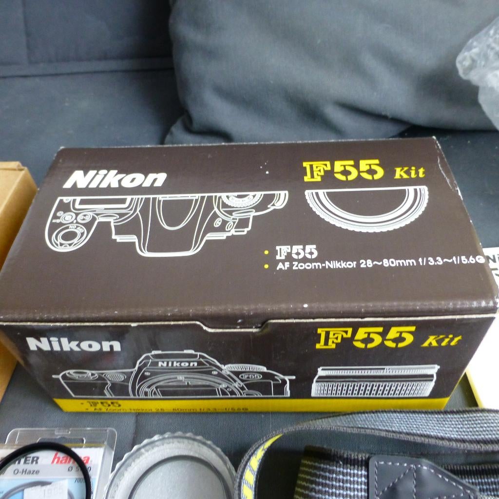 Nikon F 55 camera met veel extra's, Ophalen of Verzenden, Zo goed als nieuw, Spiegelreflex, Nikon