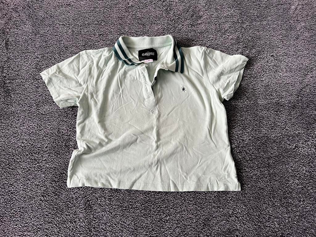 Maat M Collectif polo shirt, vintage / rock&roll, Ophalen of Verzenden, Zo goed als nieuw, Groen, Korte mouw