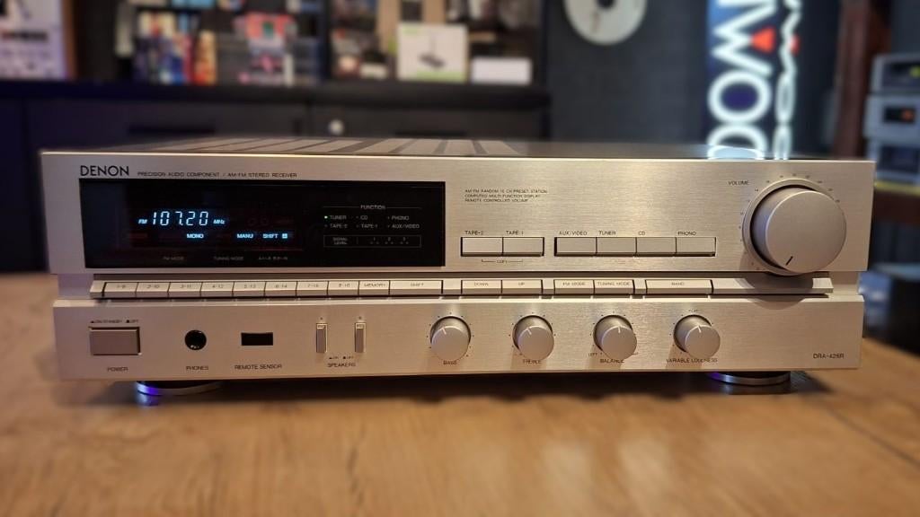 Denon DRA‑425R • Betrouwbare Japanse Kwaliteit • Phono, Nippon Columbia CO., Denon, MADE IN JAPAN, Refurbished