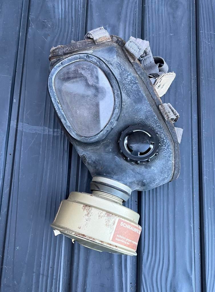 Gasmasker oost Duits DDR VEB MLW, Verzamelen, Ophalen of Verzenden, Landmacht, Duitsland