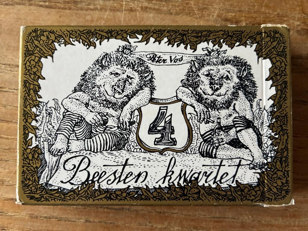 Peter Vos - Beesten kwartet zgan, Ophalen of Verzenden, Zo goed als nieuw, Kwartet(ten)