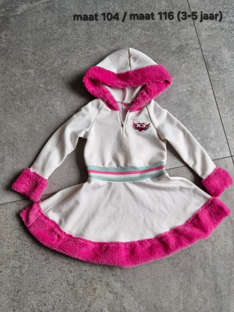 K3 jurk maat 104 / 116, 3 tot 5 jaar, Ophalen of Verzenden, Gebruikt, Meisje, Jurk of Rok