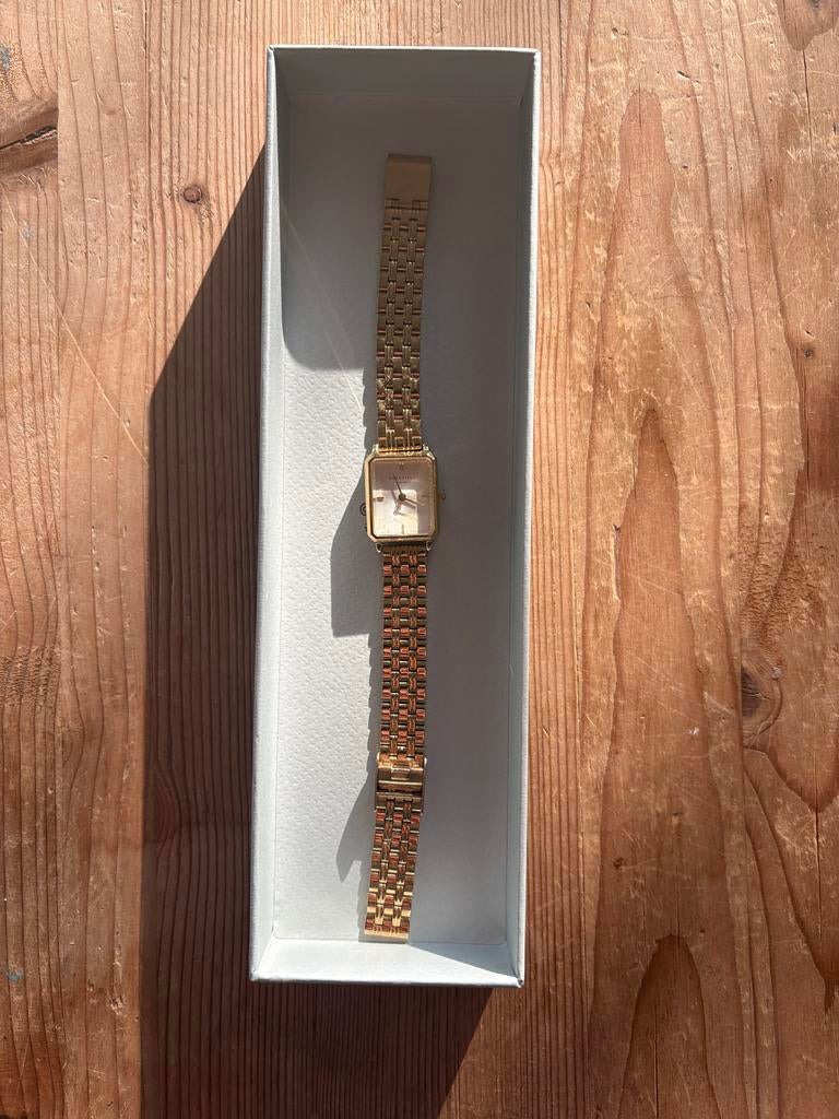 Rosefield Gouden Dameshorloge, Sieraden, Tassen en Uiterlijk, Horloges | Dames, Overige merken, Staal, Polshorloge, Ophalen of Verzenden