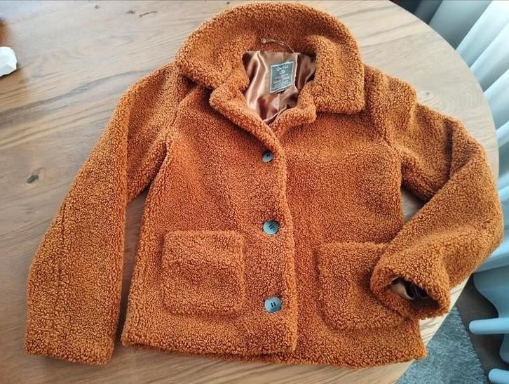 Teddy jas - Maat 152 - ZGAN, Ophalen, Zo goed als nieuw, Geisha, Jas