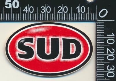 Sticker: Sud, Verzenden, Zo goed als nieuw, Bedrijf of Vereniging