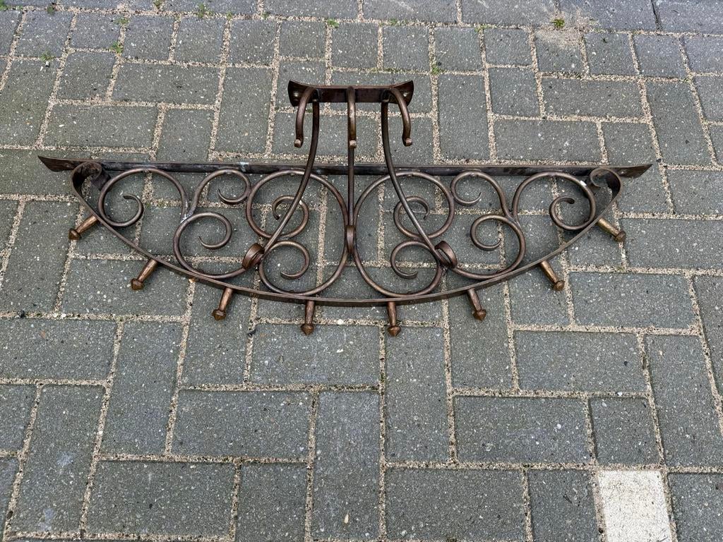 Franse antiek massief brons wand kapstok uit 1920, Antiek en Kunst, Ophalen