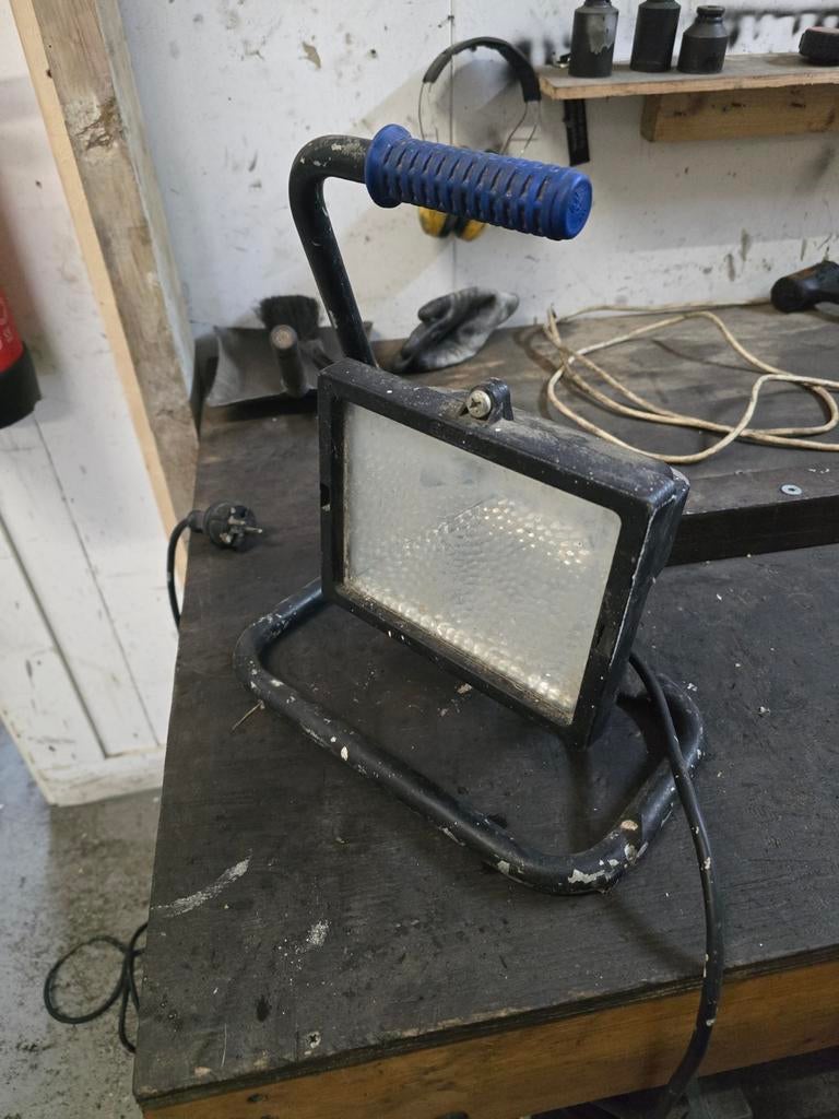 Bouwlamp 300w, Ophalen, Gebruikt, 500 watt of meer, Lamp