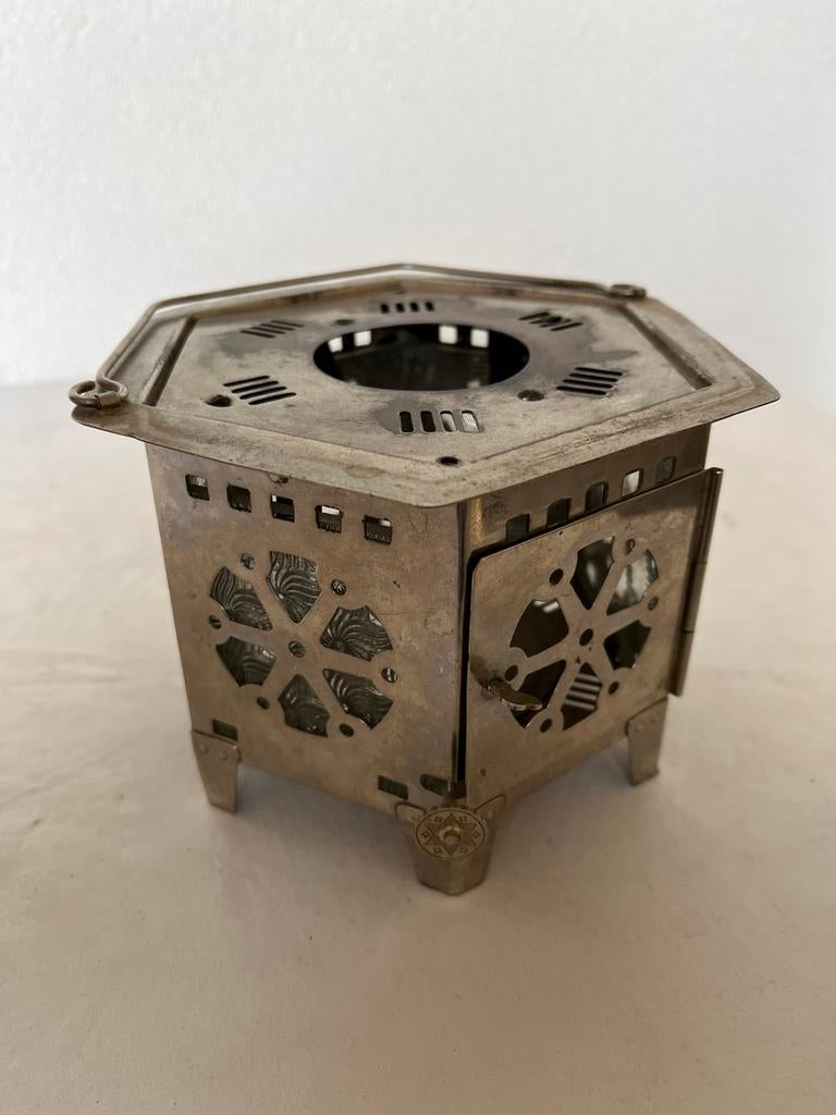 Theelichtje Vintage Theelicht Thee Licht Lichtje Metalen, Ophalen of Verzenden