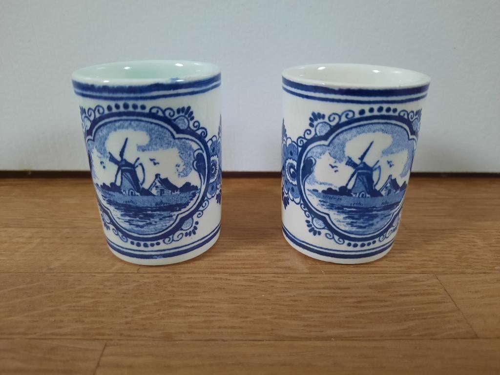 Borrelglaasjes Bols, Delfts blauw, Ophalen of Verzenden