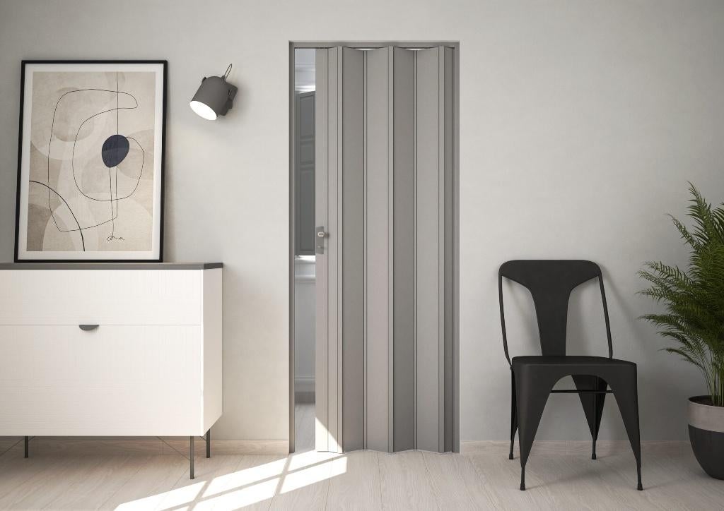 ACTIE!! Fortesrl Luciana vouwdeur kleur grijs BxH 88.5x214cm, Huis en Inrichting, 200 cm of meer, Nieuw, Grijs, 50 tot 100 cm