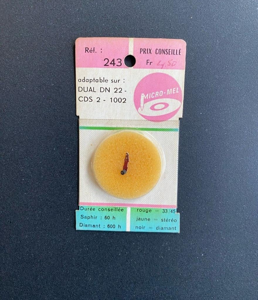 Naald Dual DN 22 / CDS 2 1002, Ophalen of Verzenden, Nieuw, Platenspeler-onderdeel, Dual