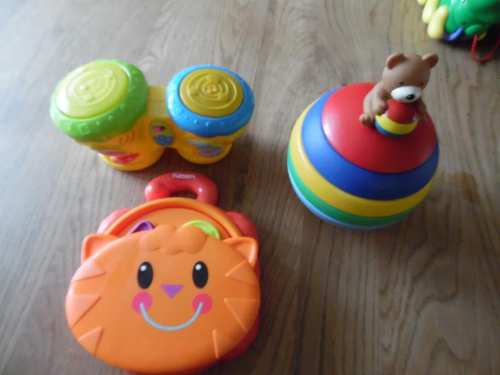 3 stuks baby - peuter speelgoed 2 met geluid goede staat, Ophalen of Verzenden, Zo goed als nieuw
