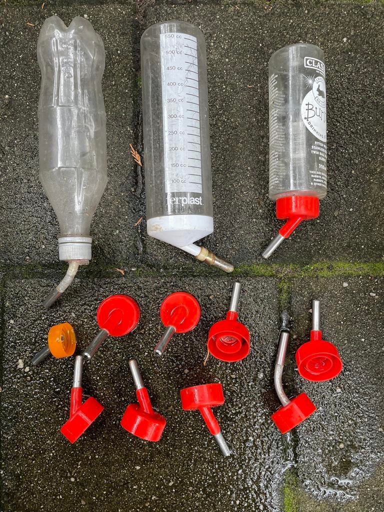 Drinkflessen voor konijnen of cavia’s, Ophalen, Gebruikt, Overige typen