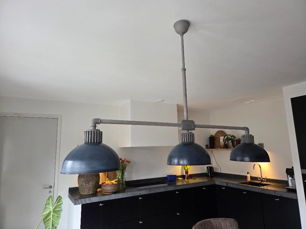 Raz Frezoli 3 hanglamp, Ophalen, Zo goed als nieuw, Metaal, 75 cm of meer