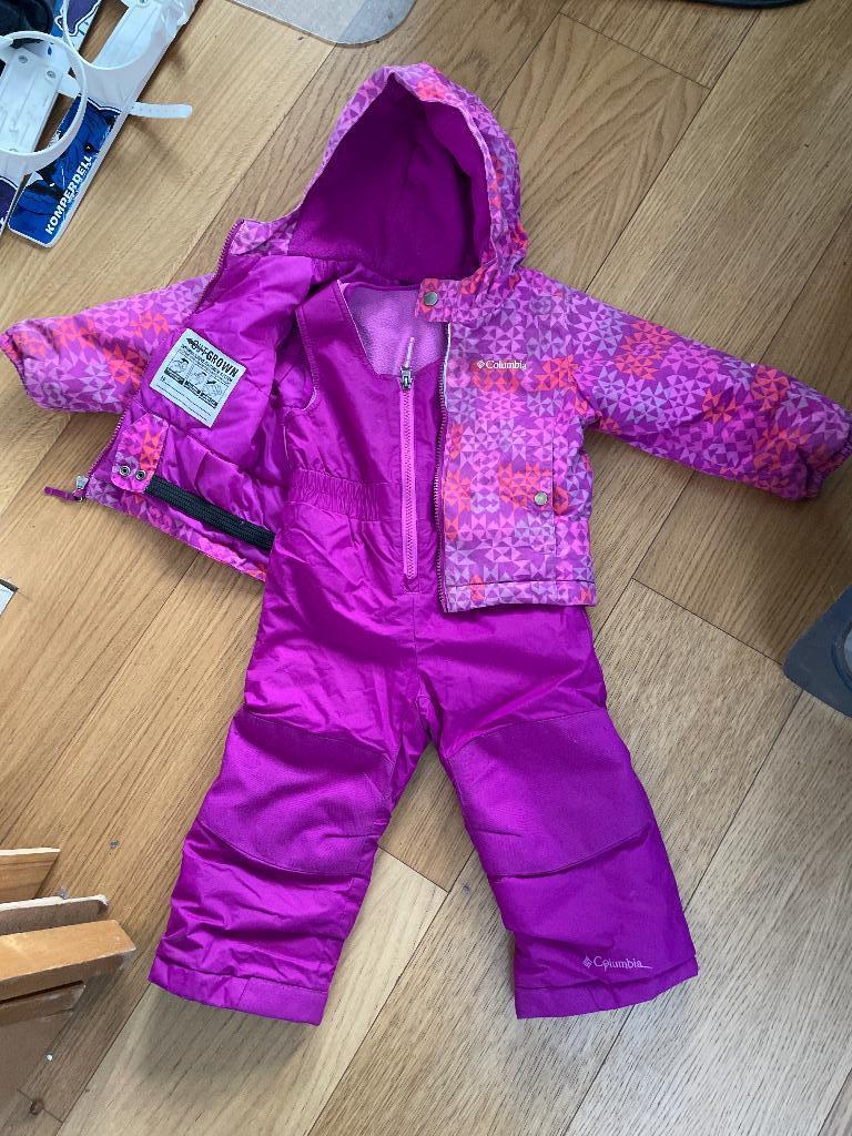 Columbia peuter ski jas en salopettes, Gebruikt, Jongetje of Meisje, Columbia, Ophalen of Verzenden