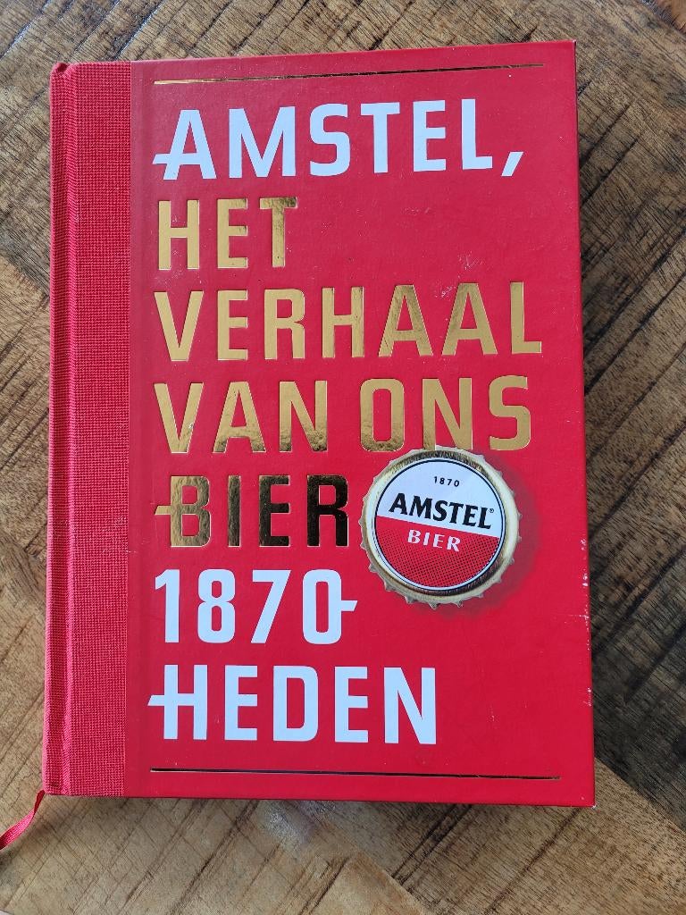 BOEK AMSTEL HET VERHAAL VAN ONS BIER, Verzamelen, Ophalen of Verzenden, Zo goed als nieuw, Overige typen, Amstel