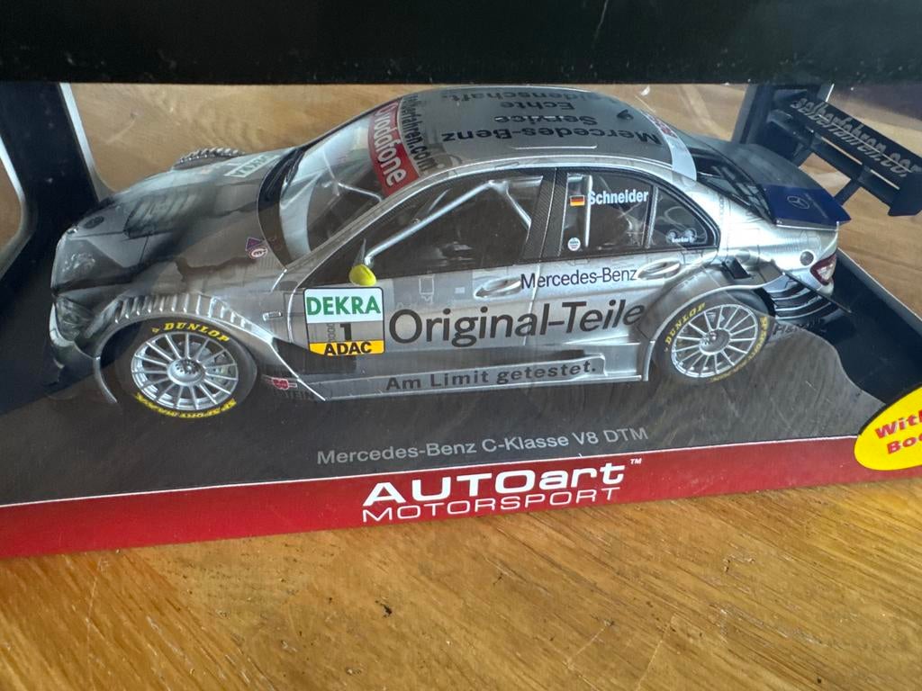 AUTOart 1/18 Motorsport Mercedes-Benz C-Klasse V8 DTM, Hobby en Vrije tijd, Modelauto's | 1:18, Ophalen of Verzenden, Nieuw, Auto