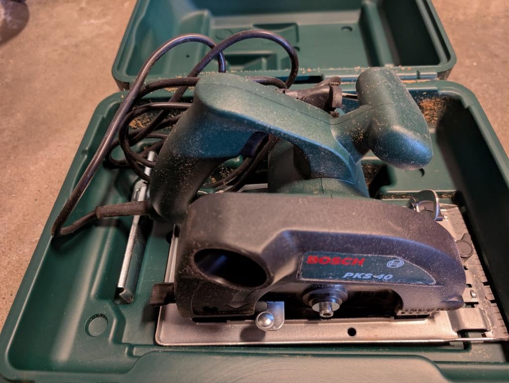 Bosch PKS 40 Cirkelzaag - Zo goed als nieuw, Ophalen of Verzenden, Zo goed als nieuw, Cirkelzaag, Bosch