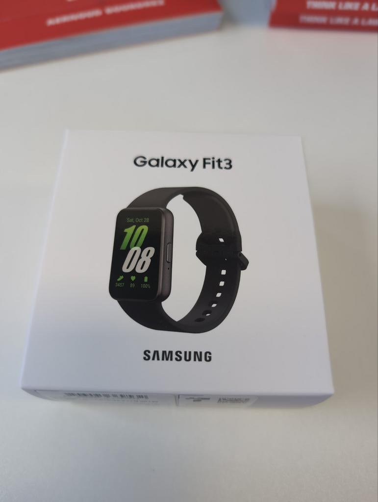 Samsung Galaxy Fit3 Smartwatch Zwart, Zwart, Nieuw, Ophalen of Verzenden, Samsung