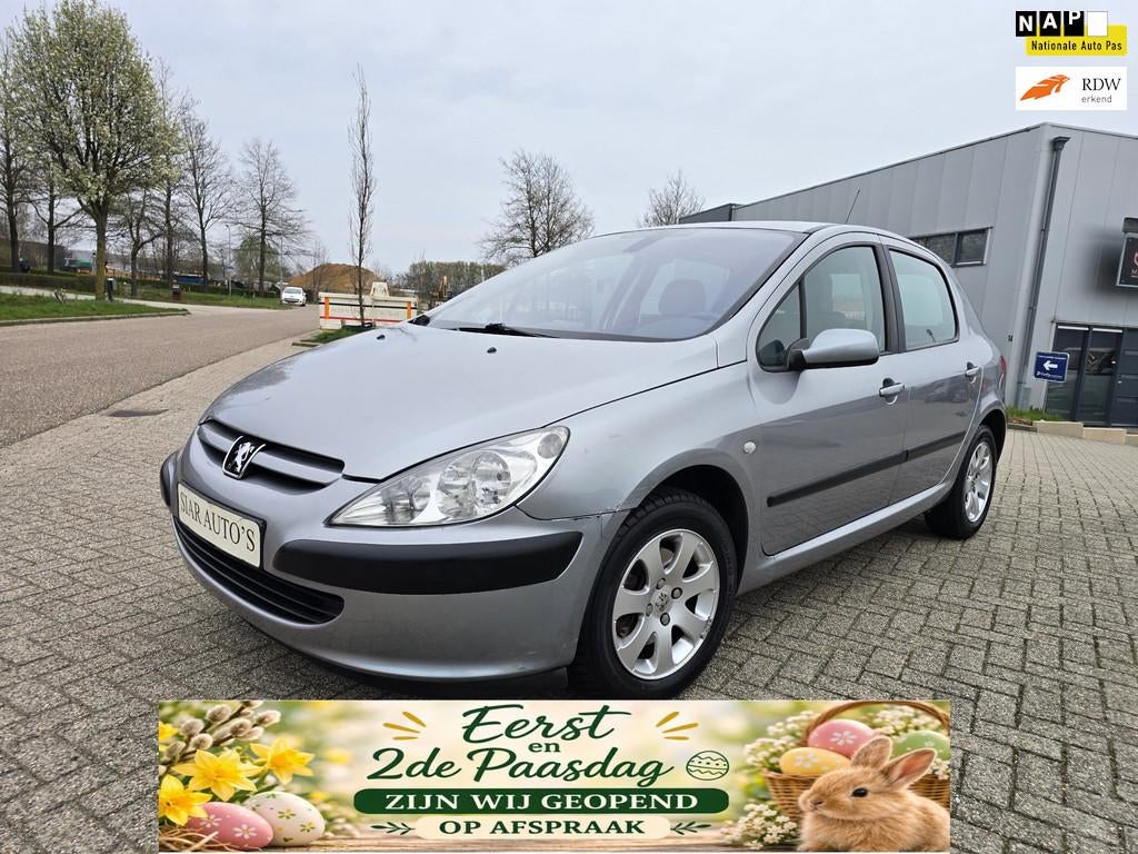 Peugeot 307 1.6-16V XT AircoAutomaat, weinig kmstand, Gebruikt, 4 cilinders, 1204 kg, Origineel Nederlands