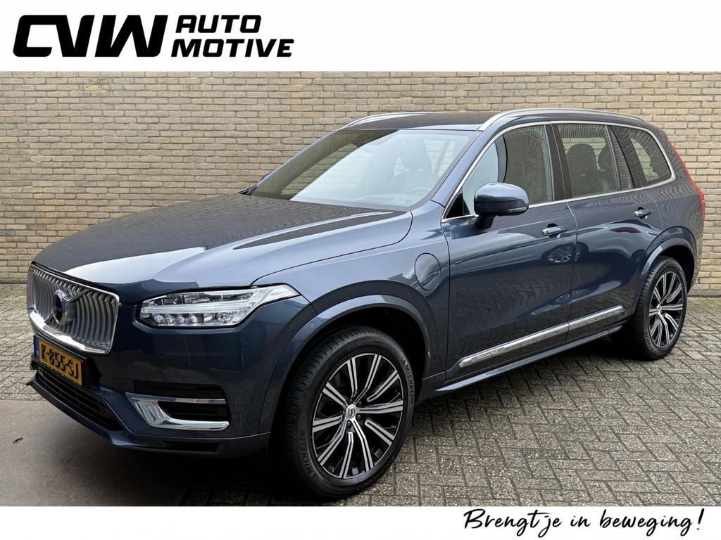 Volvo XC90 2.0 T8 390pk Recharge AWD Inscription | 7-persoon, Auto's, Volvo, Gebruikt, Euro 6, Blauw, 7 stoelen