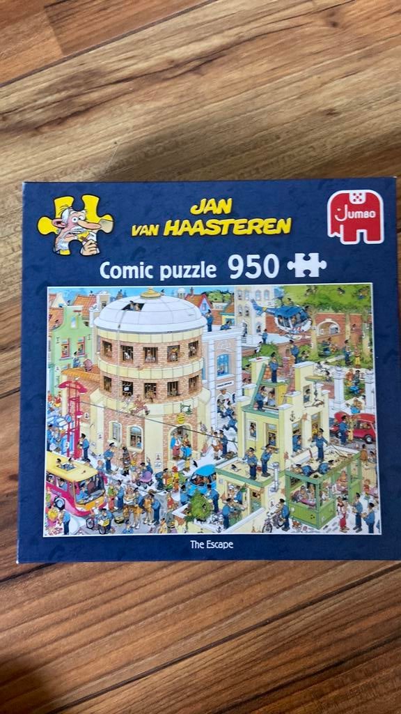 Jan van Haasteren puzzel de escape, Ophalen of Verzenden, 500 t/m 1500 stukjes, Zo goed als nieuw