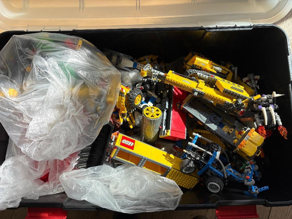 LEGO | 35 kg | 67 sets met boekjes | Incl. minifigs, Ophalen, Gebruikt, Lego, Technic