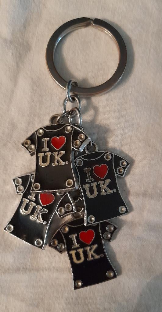 Sleutelhanger I love UK, Ophalen of Verzenden, Gebruikt, Stad of Land