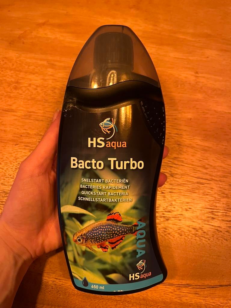 NIEUW HS aqua Bacto turbo 650ml aquarium starter, Ophalen of Verzenden, Nieuw, Overige typen