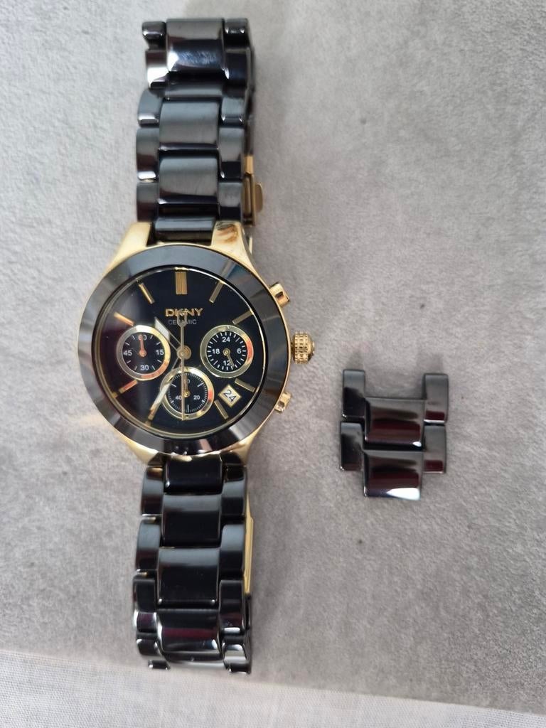Horloge DKNY, Sieraden, Tassen en Uiterlijk, Horloges | Dames, Ophalen of Verzenden, Zo goed als nieuw, Overige materialen, DKNY
