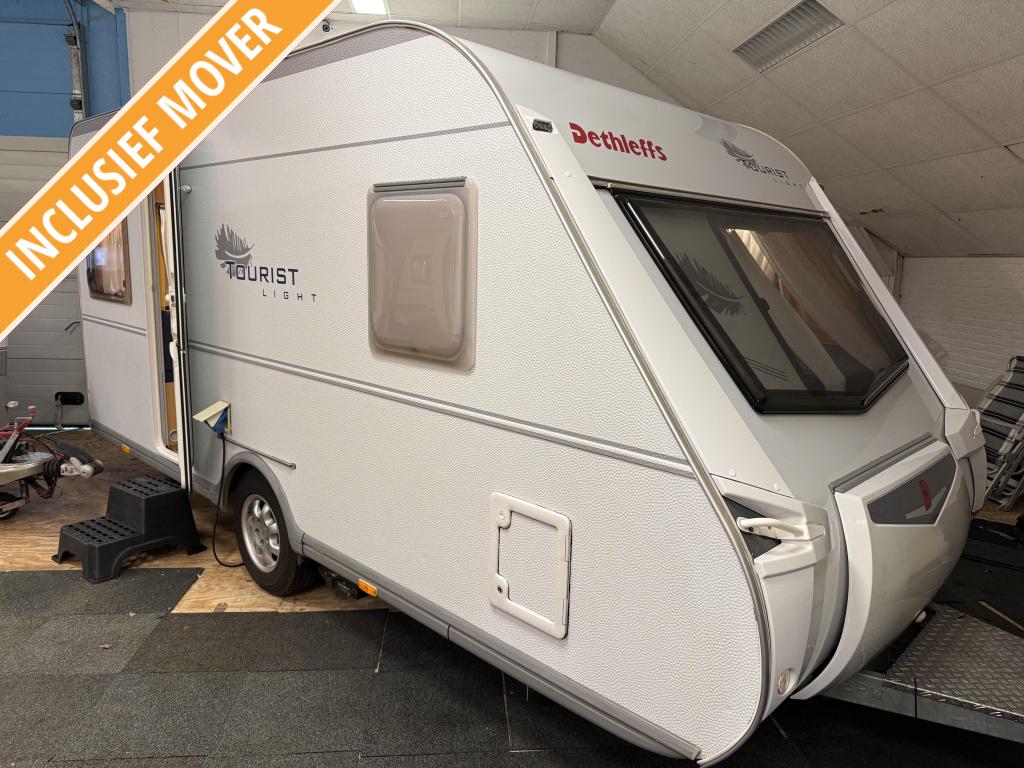 DETHLEFFS TOURIST Light 450 DB FRANSBED VOORTENT MOVER (TOP), Caravans en Kamperen, Caravans, Bedrijf, tot en met 4, 750 - 1000 kg